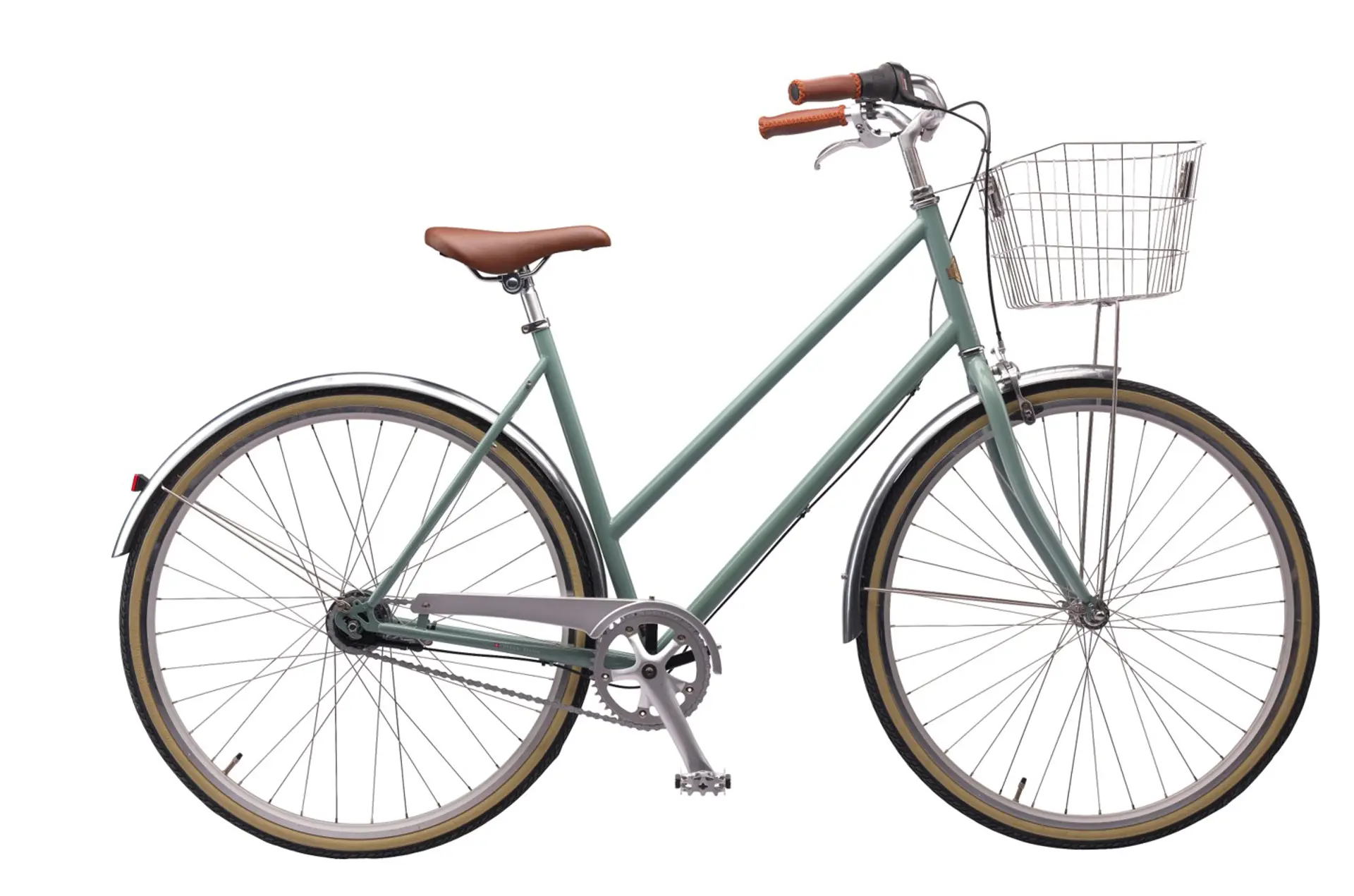 Lysegrøn Mustang damecykel